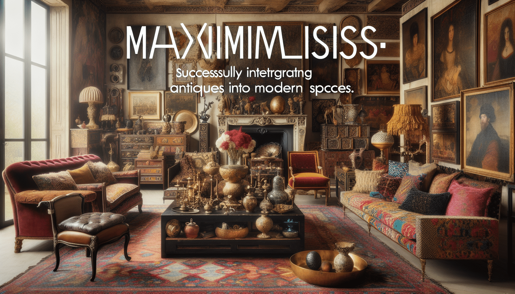 Antigüedades y Modernidad: El Arte de Integrar el Maximalismo en tu Espacio