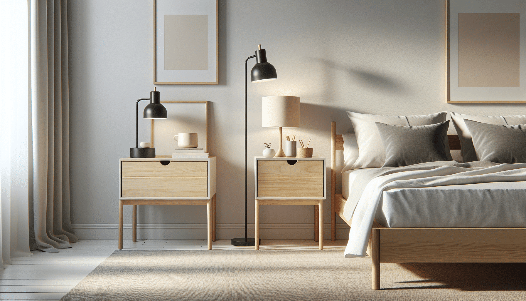 Mesitas Nórdicas: Estilo y Funcionalidad para Tu Dormitorio Moderno