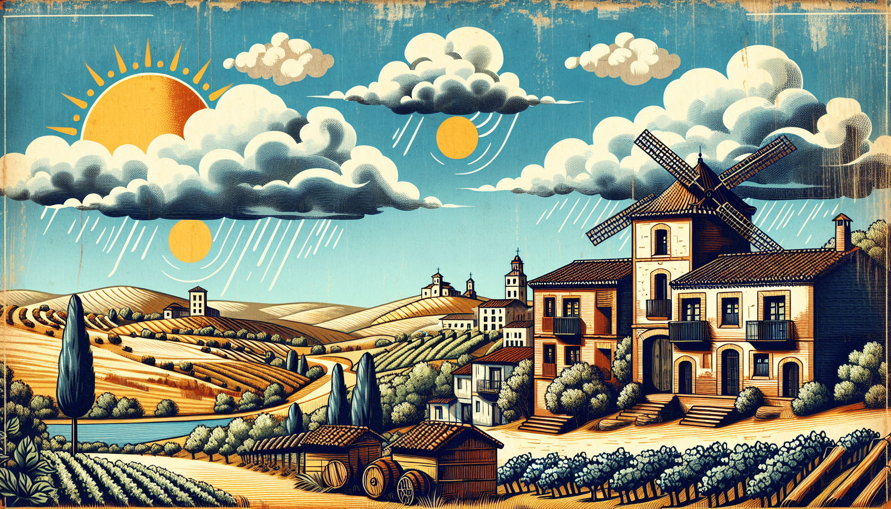 Pronóstico del tiempo para este jueves en Castilla-La Mancha: posibles lluvias suaves