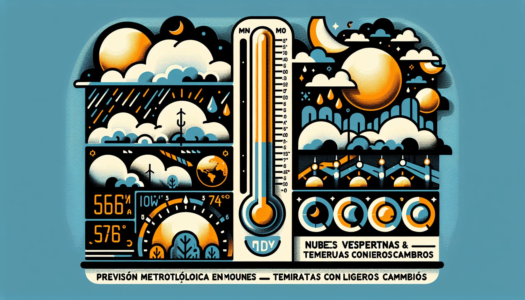 Pronóstico del tiempo para este lunes en Castilla-La Mancha: nubes por la tarde y ligeras variaciones en las temperaturas.