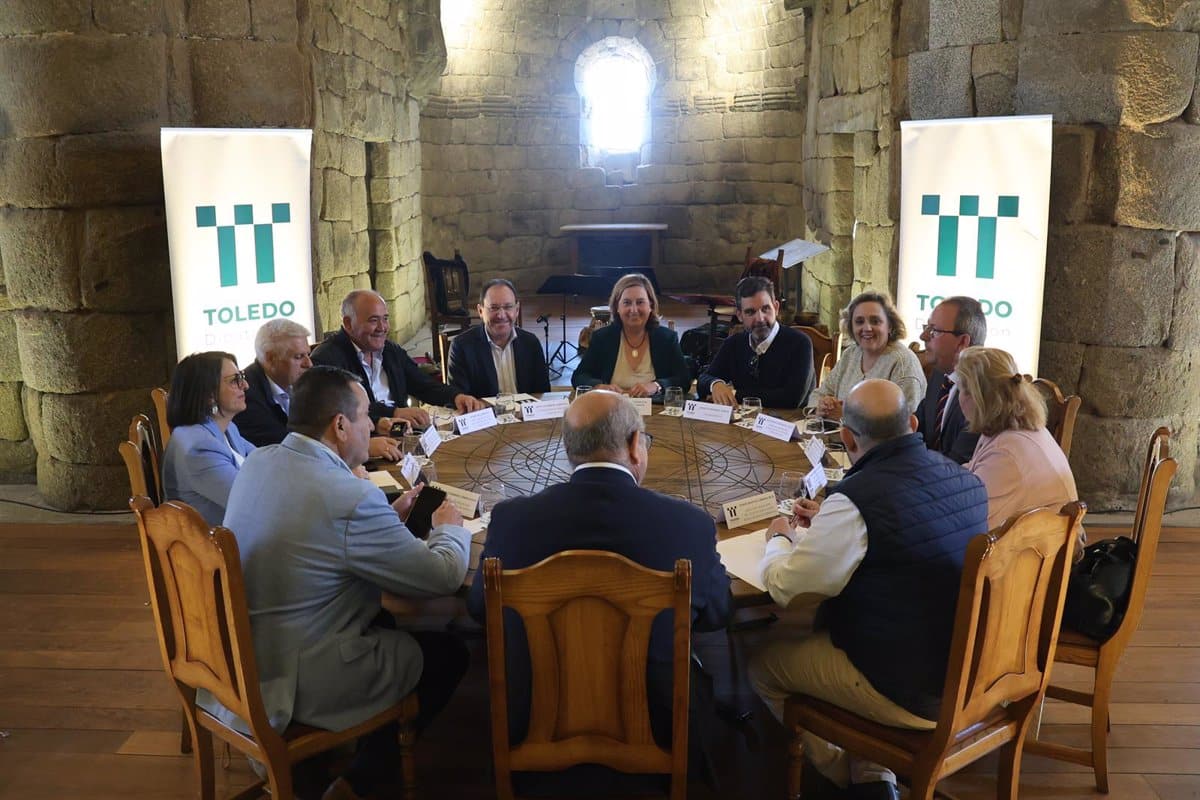 Santa María de Melque sede de la inaugural reunión del gobierno itinerante de la Diputación de Toledo.