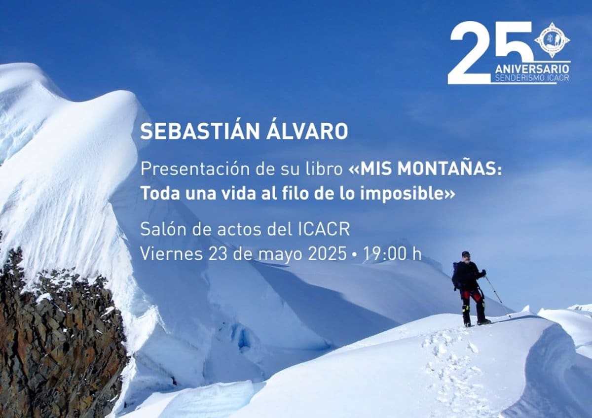 Sebastián Álvaro presenta ‘Mis montañas: una vida al límite de lo imposible’ en Toledo