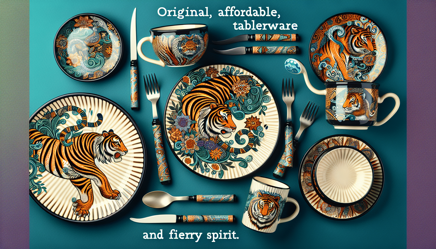Vajilla Exclusiva de Tiger a Precios Increíbles