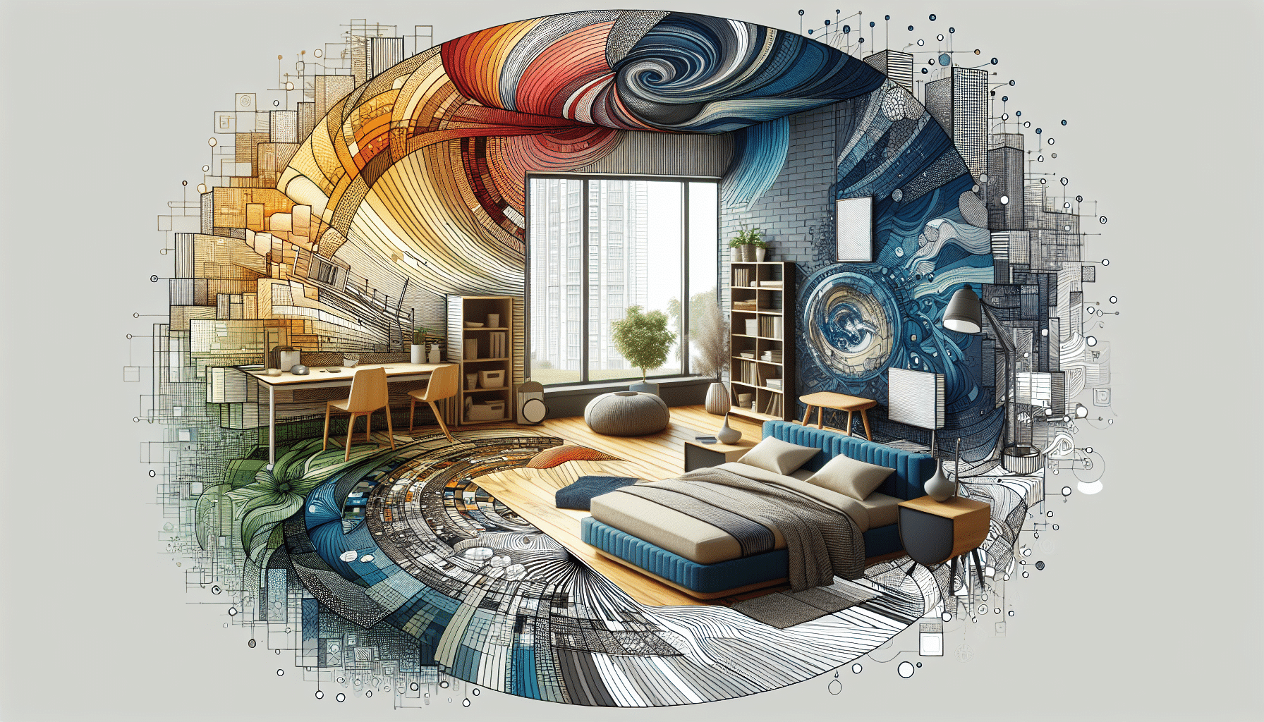 Renueva tu Habitación: Estrategias de Color y Técnica para Espacios Más Amplios