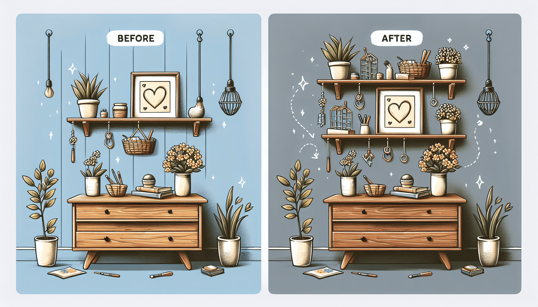 Renueva Tu Espacio: Guía Para Pintar y Personalizar un Estante de Madera