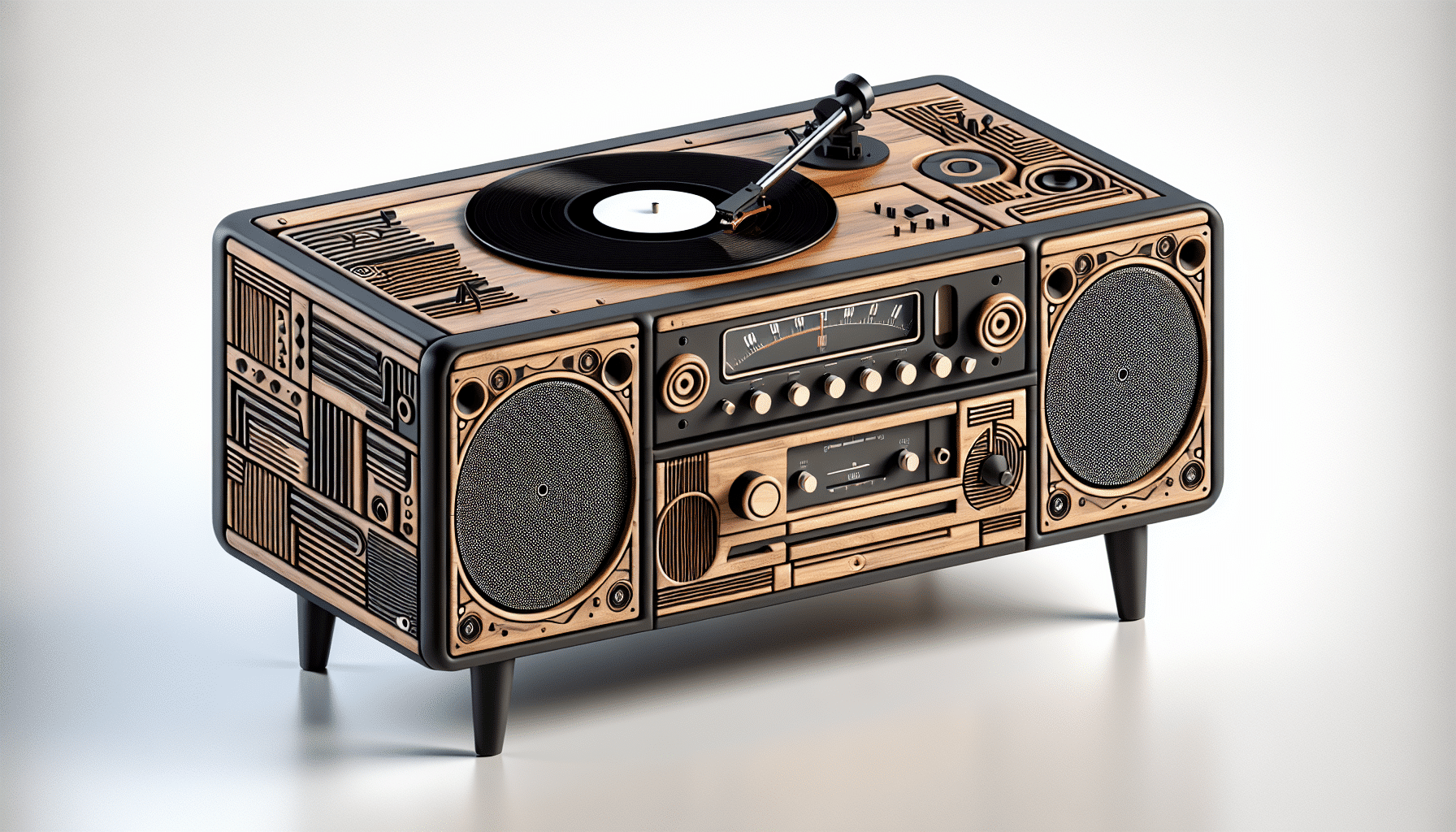 El Mueble Perfecto para Exhibir y Organizar tu Tocadiscos y Colección de Vinilos