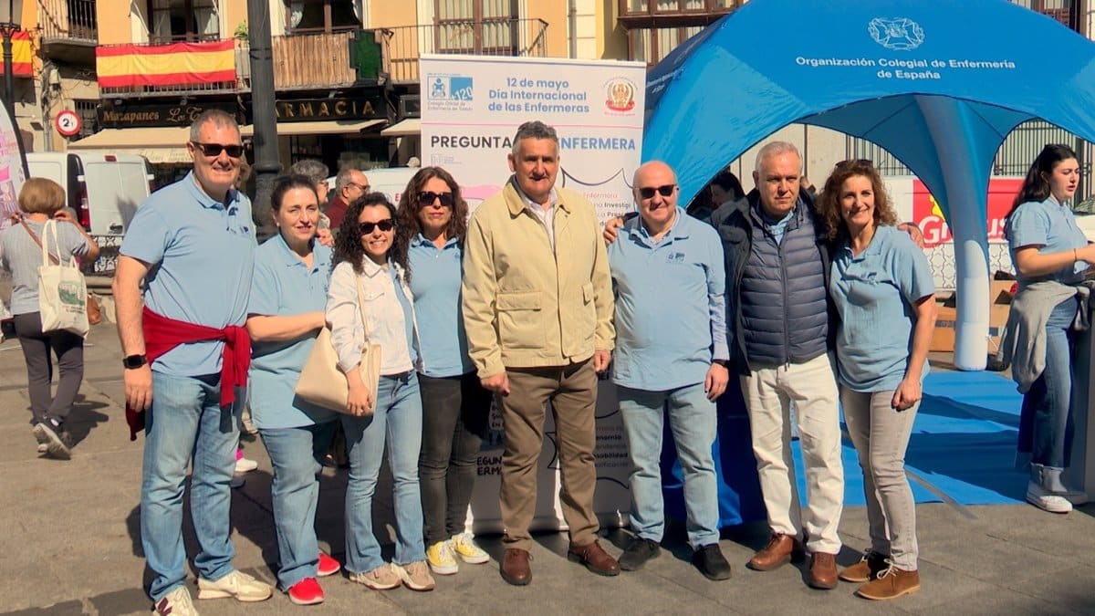 Título reescrito: «Enfermería toledana se moviliza para promover la ciencia del cuidado y defender la profesión en las calles»