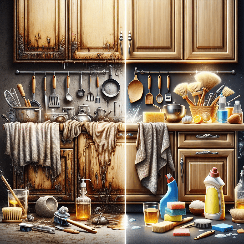 Consejos Infalibles para Desengrasar Gabinetes y Muebles de Cocina