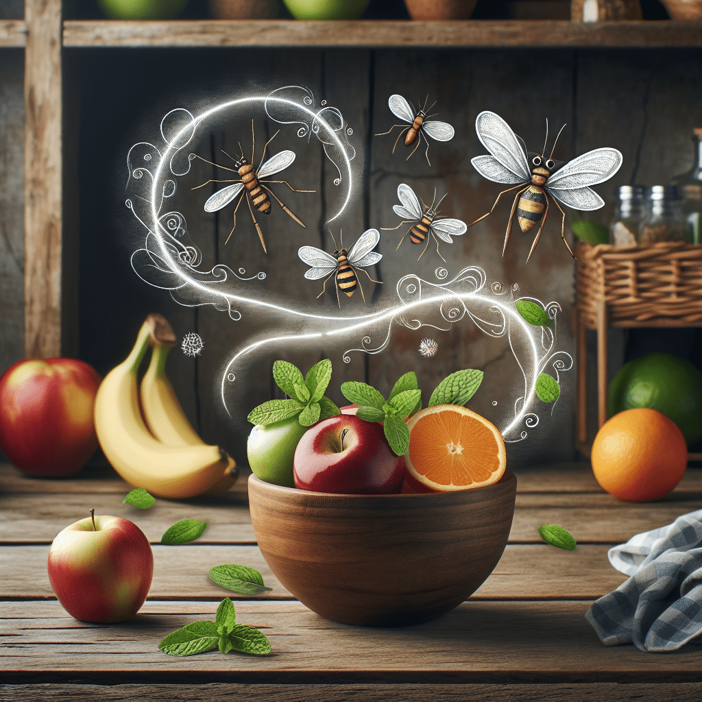 Repelente Natural para Proteger la Fruta de Moscas y Mosquitos en Tu Cocina