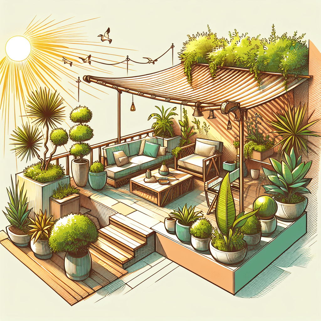 Soluciones Creativas para Sombra en Terrazas Estrechas