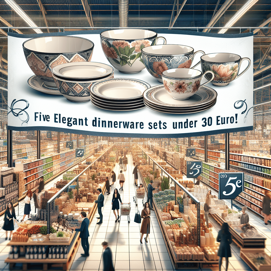 Carrefour Deslumbra con Cinco Vajillas Elegantes por Menos de 30 Euros