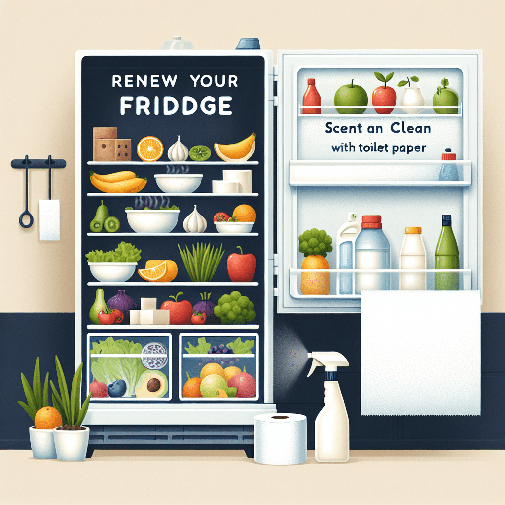Renueva tu Nevera: Aromatiza y Limpia con Papel Higiénico