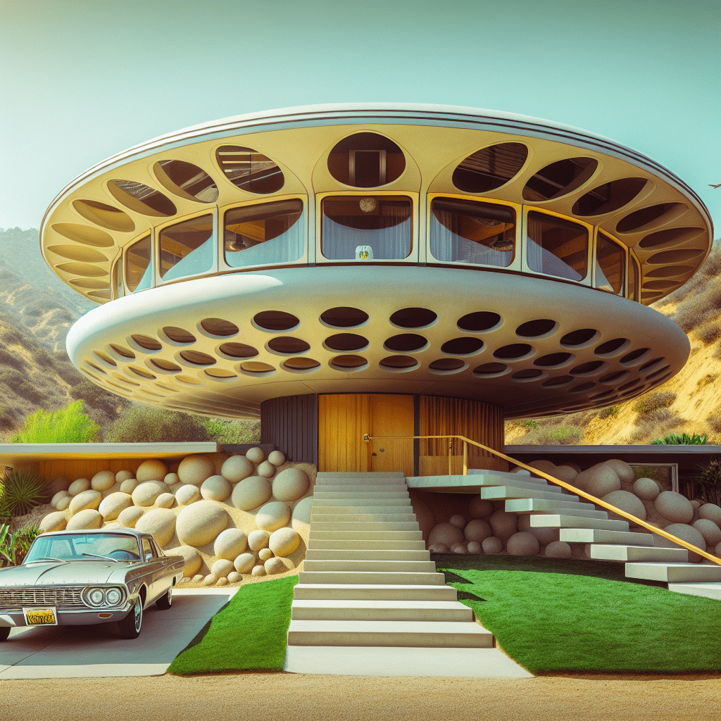 Brad Pitt Compra la Casa Xasteros: Una Joya Retro Prefabricada en Forma de OVNI en California