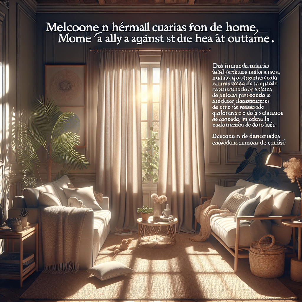 Cortinas Térmicas de Maisons du Monde: Tu Aliado Ideal contra el Calor en Casa