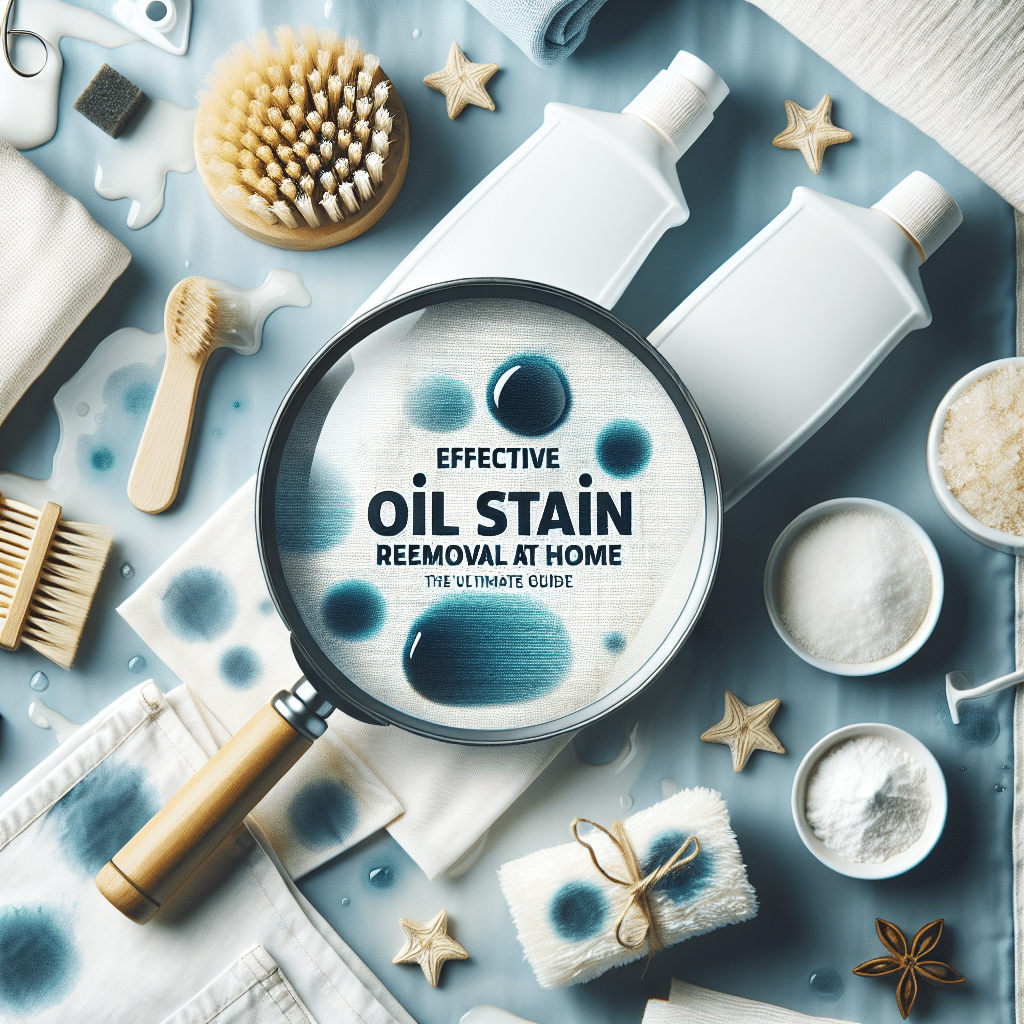 Eliminación Efectiva de Manchas de Aceite en el Hogar: Guía Definitiva