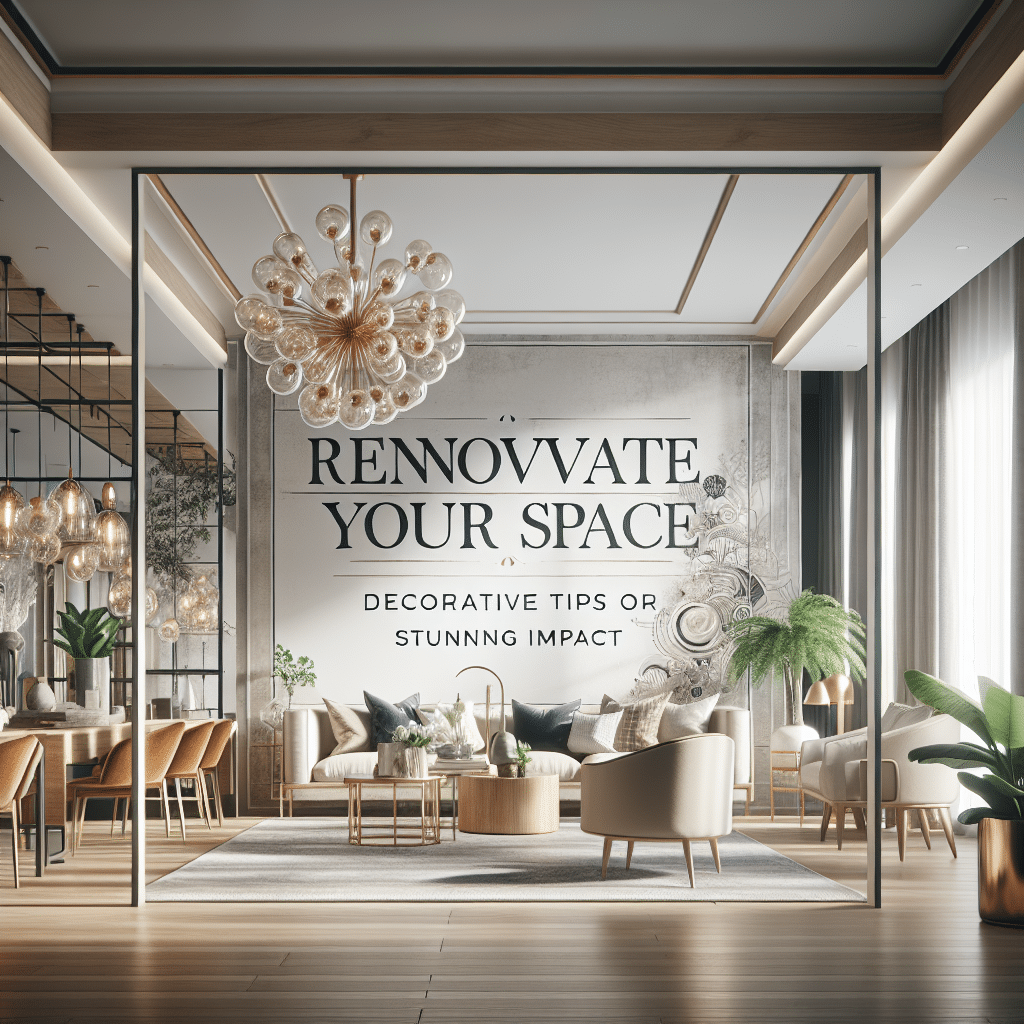 Renueva Tu Espacio: Consejos Decorativos para un Impacto Sorprendente
