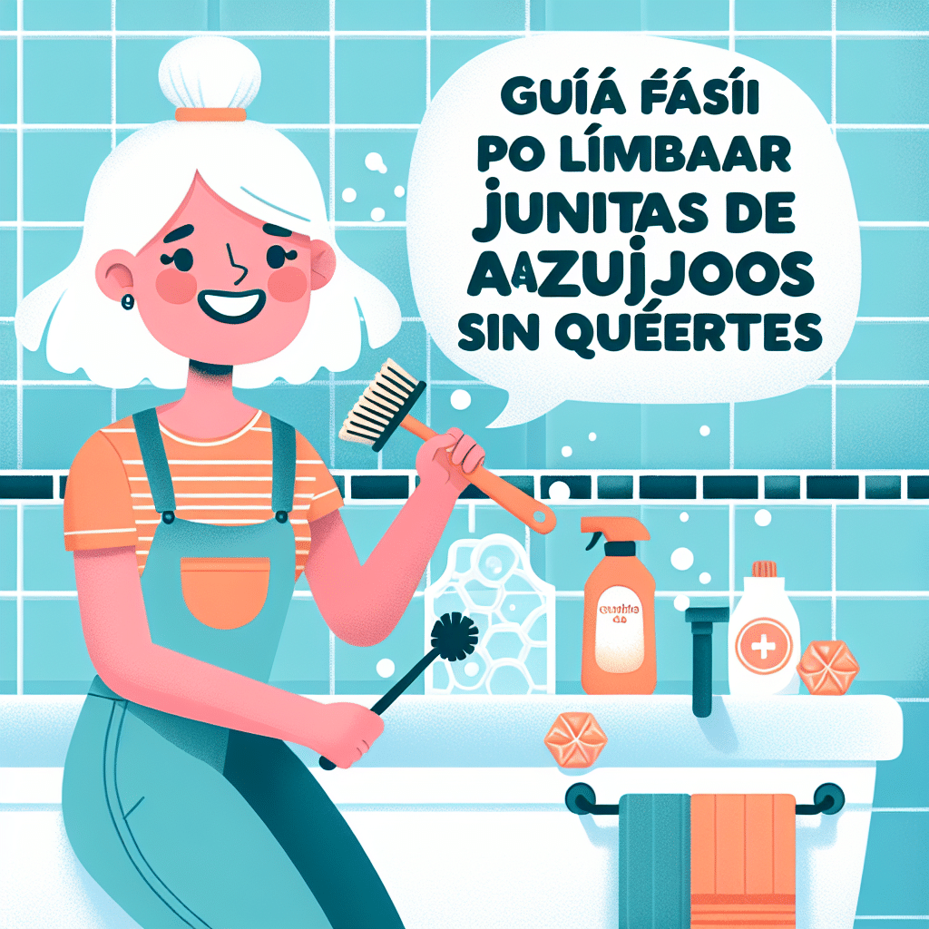 Guía Fácil para Limpiar Juntas de Azulejos sin Químicos Fuertes