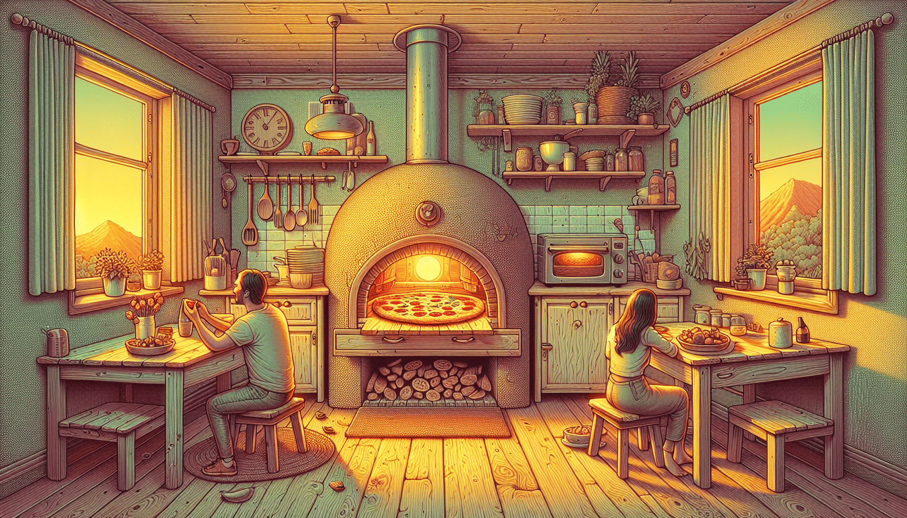 Su Amor por la Pizza los Inspiró a Instalar un Mini Horno