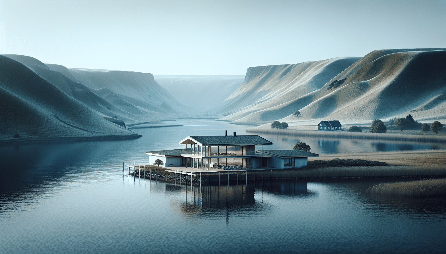 Espectacular Casa Nórdica de Diseño a Orillas del Fiordo Limfjorden, Dinamarca