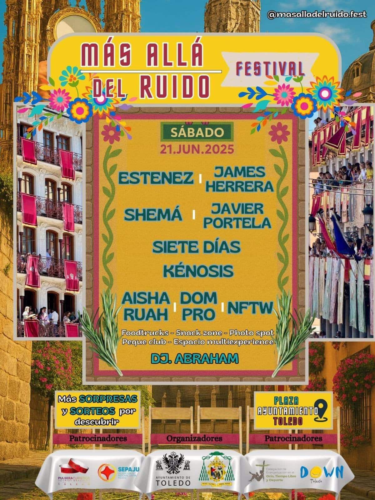 Diez artistas católicos participan en la primera edición del Más Allá del Ruido Fest en Toledo.