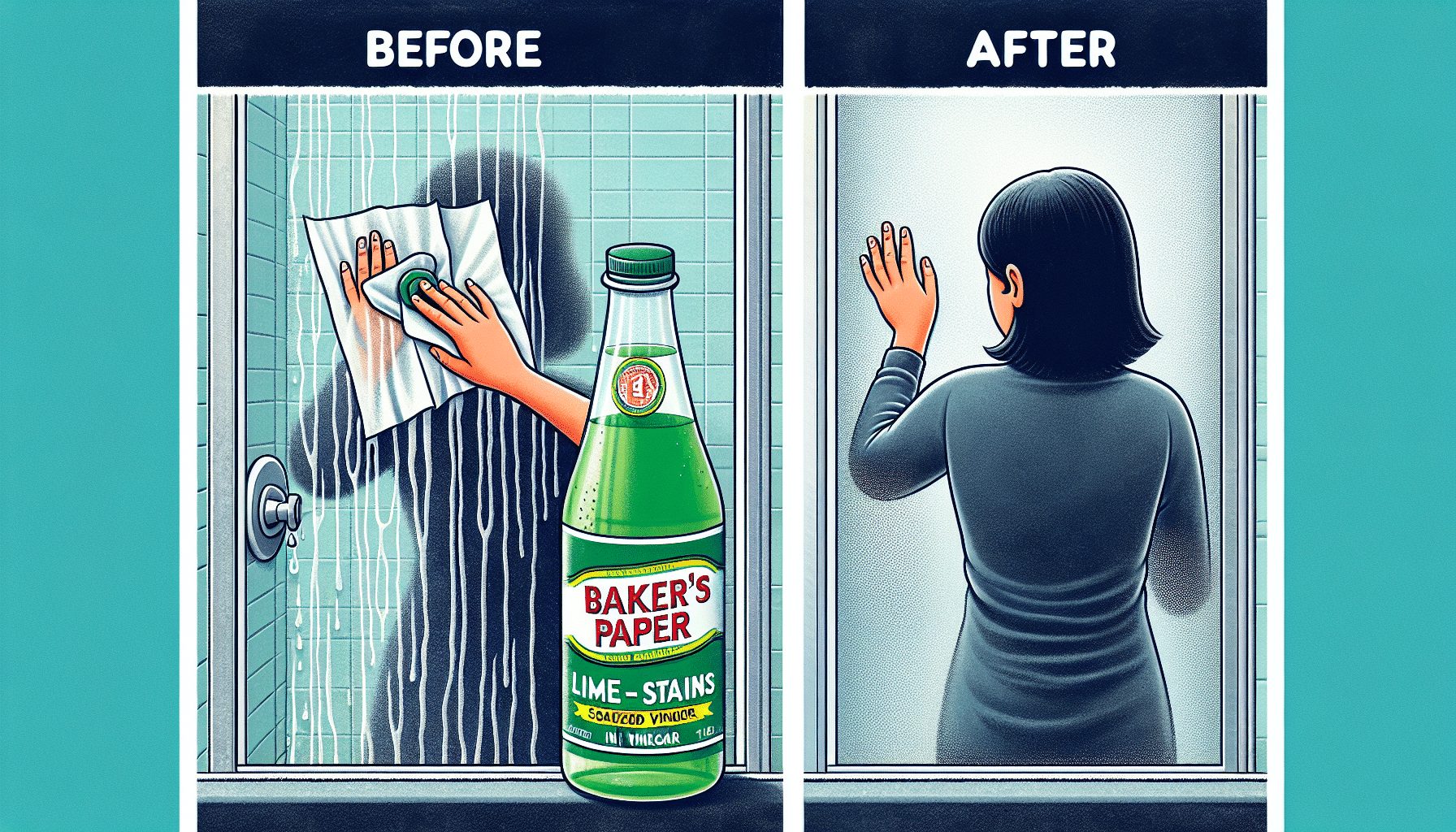 El Secreto del Papel de Horno para Deshacerte de las Manchas de Cal en la Mampara