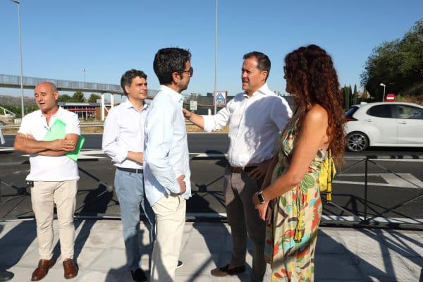 El alcalde revisa la conexión vial entre la TO-20 y la Ronda de Buenavista.