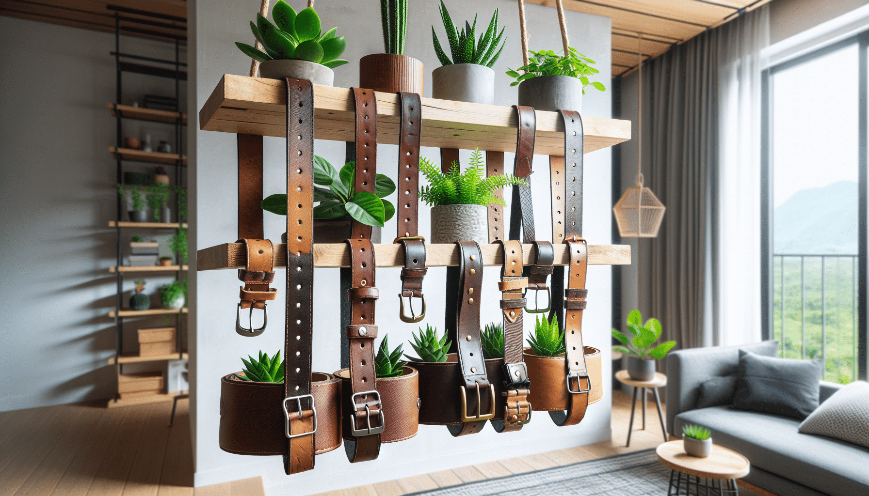 Transforma Tus Cinturones: Crea una Estantería Colgante Innovadora