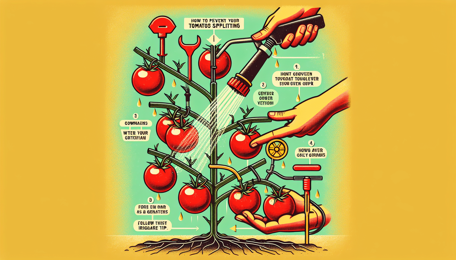 Prevén Grietas en Tus Tomates con Este Consejo de Riego Efectivo