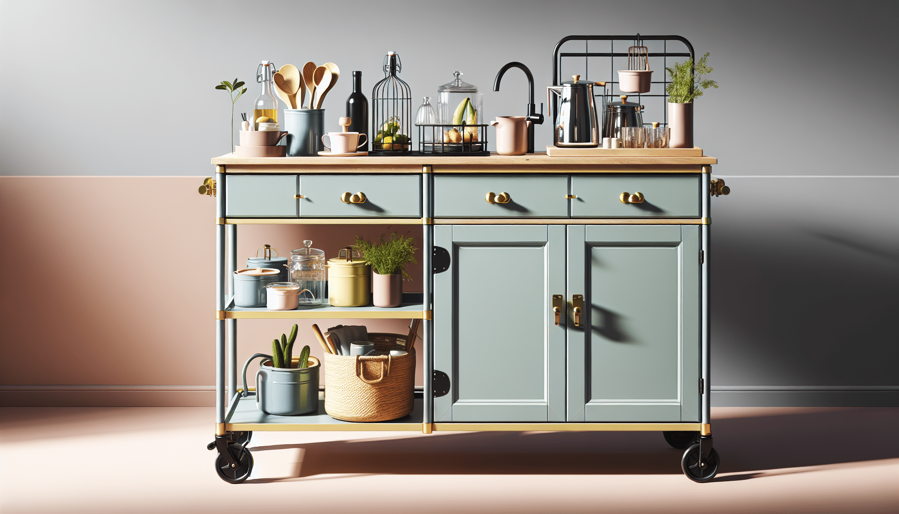 Ikea Lanza Su Renovado Carrito de Cocina en el Color que Será Tendencia Esta Temporada