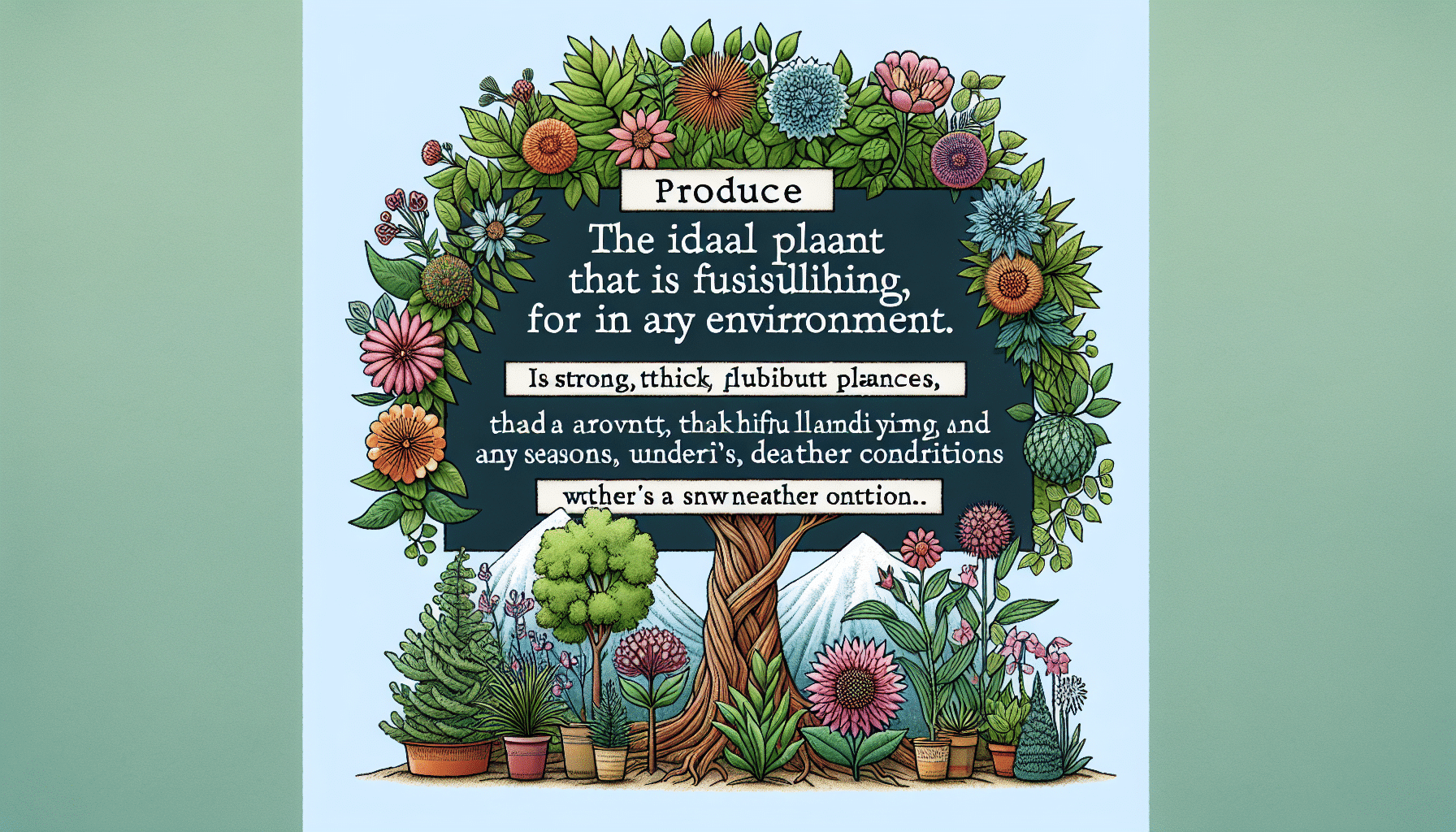 La Planta Perfecta: Resiliente y en Flor en Cualquier Ambiente