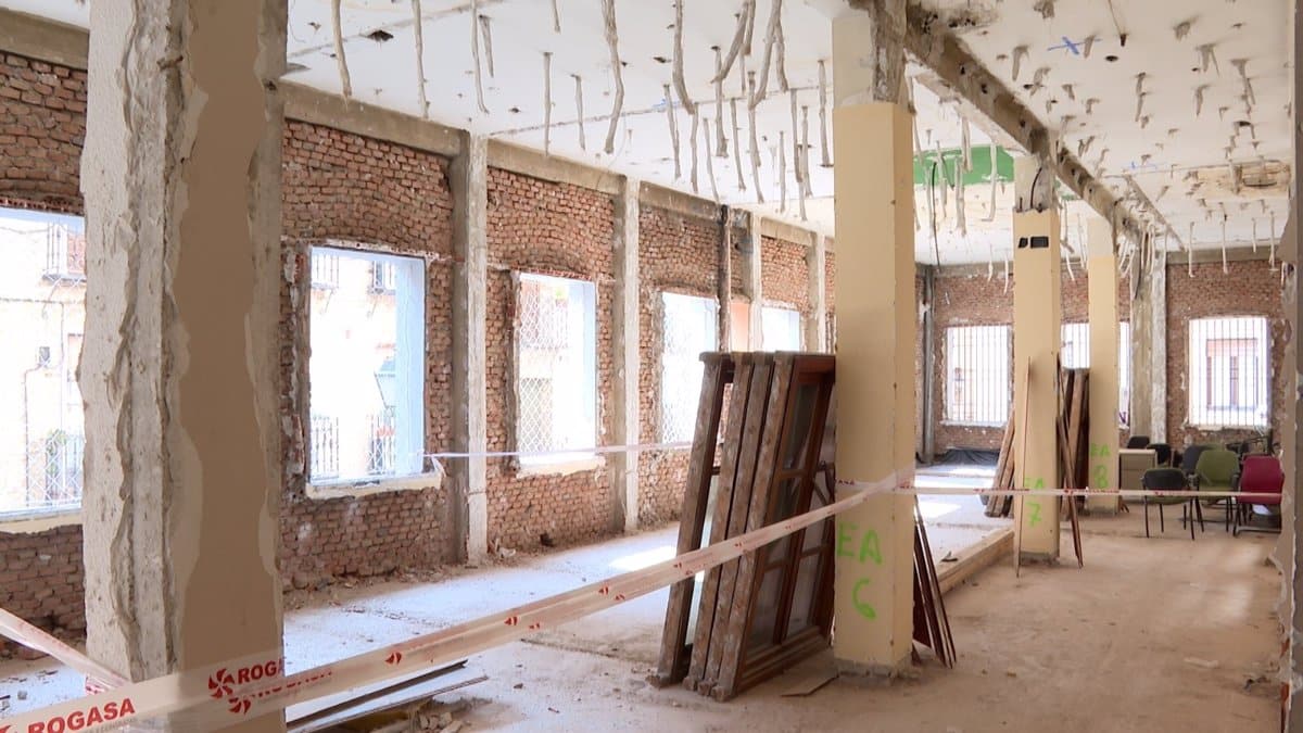 La rehabilitación de la delegación avanza según los plazos establecidos.