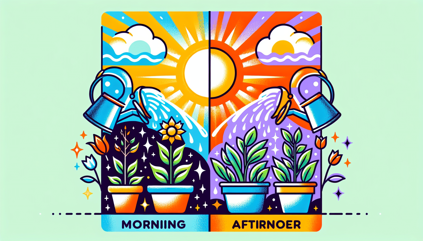 El Momento Ideal para Regar tus Plantas en Verano: ¿Mañana o Tarde?