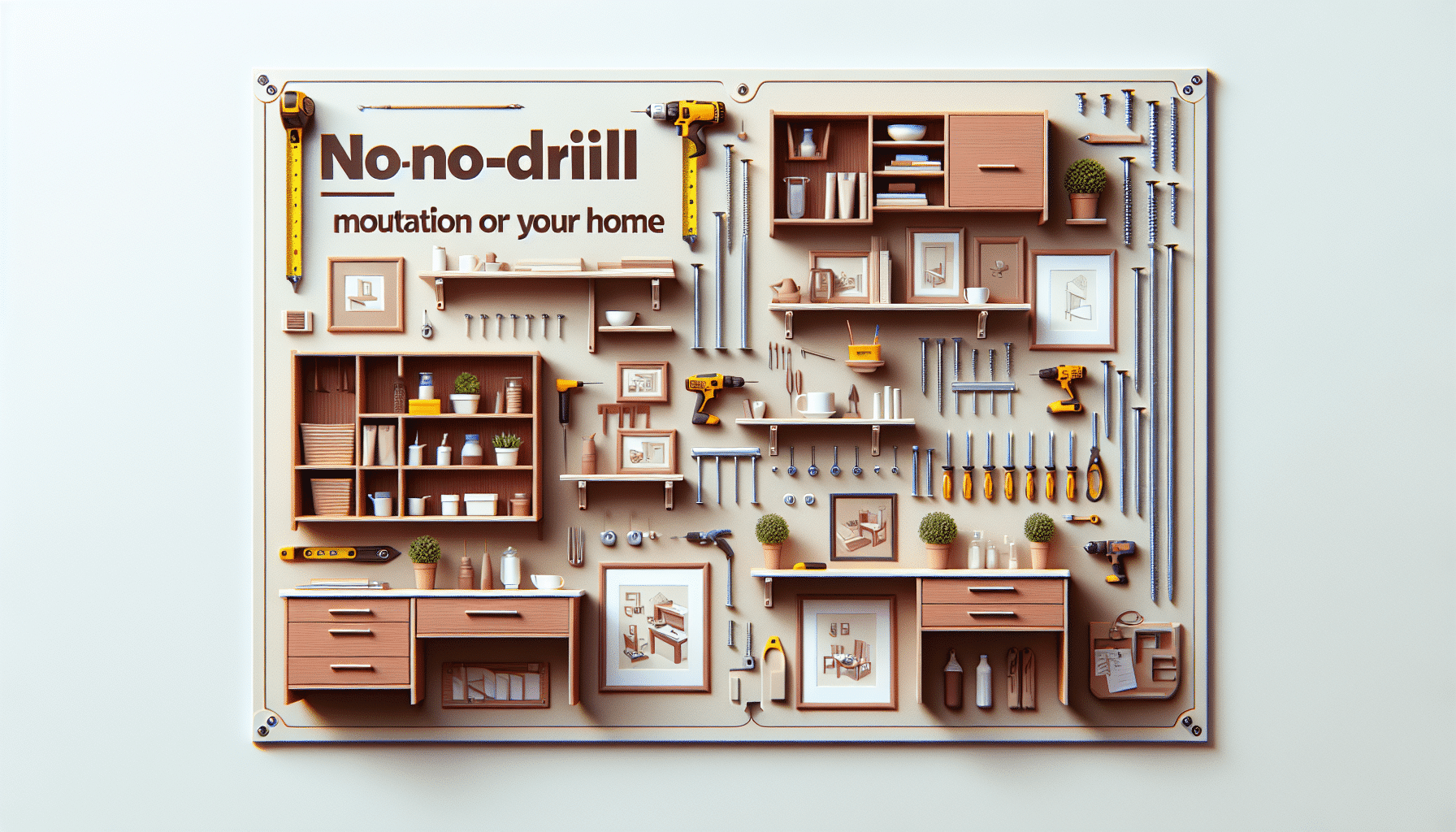 Montaje Fácil y Sin Taladro: Innovación para Tu Hogar