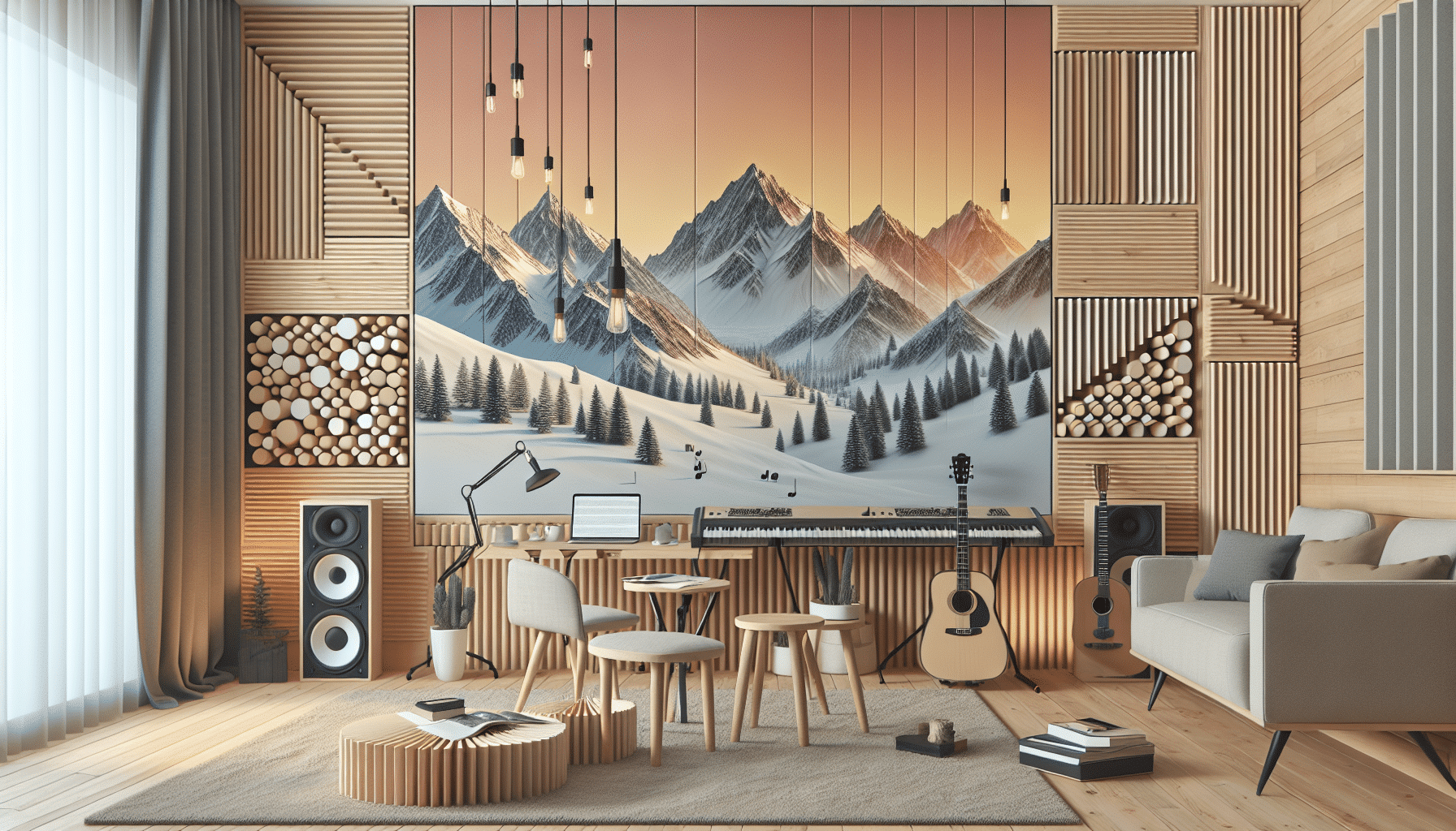 Paneles Acústicos Modernos: Aislamiento Eficaz con Estilo Sofisticado