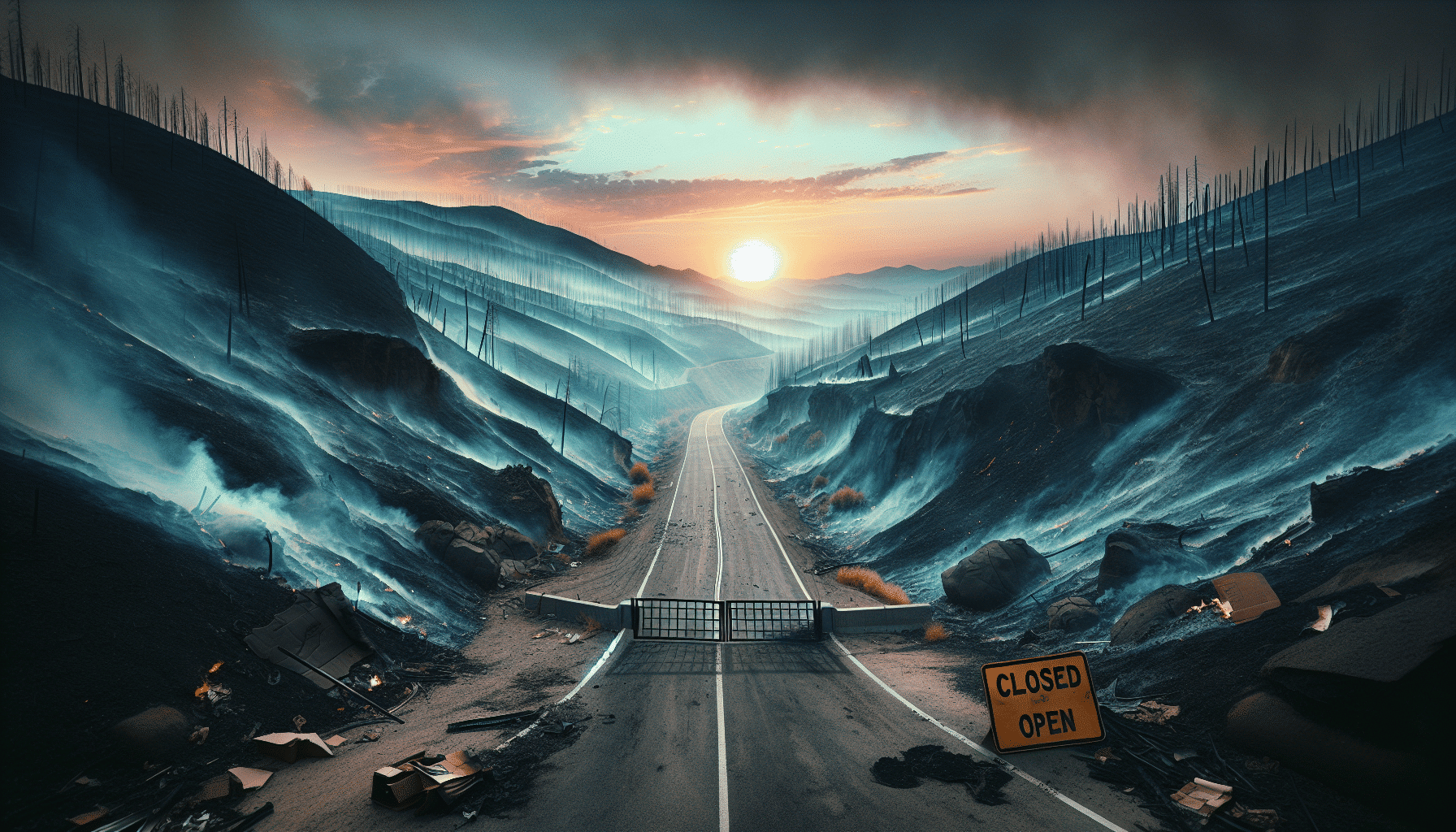 Reabre la CM-4013 tras el incendio en el Cerro de los Palos de Toledo