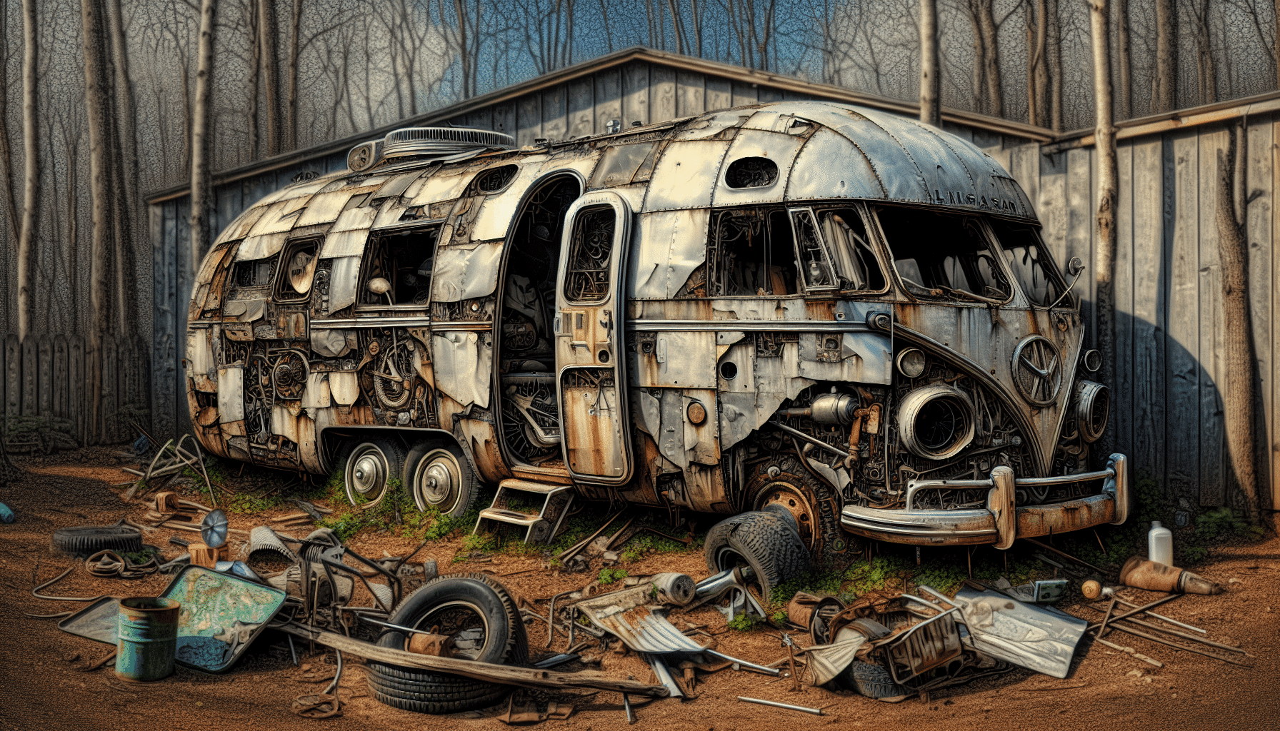 Transformación de una Airstream: De Desguace a Elegancia Moderna