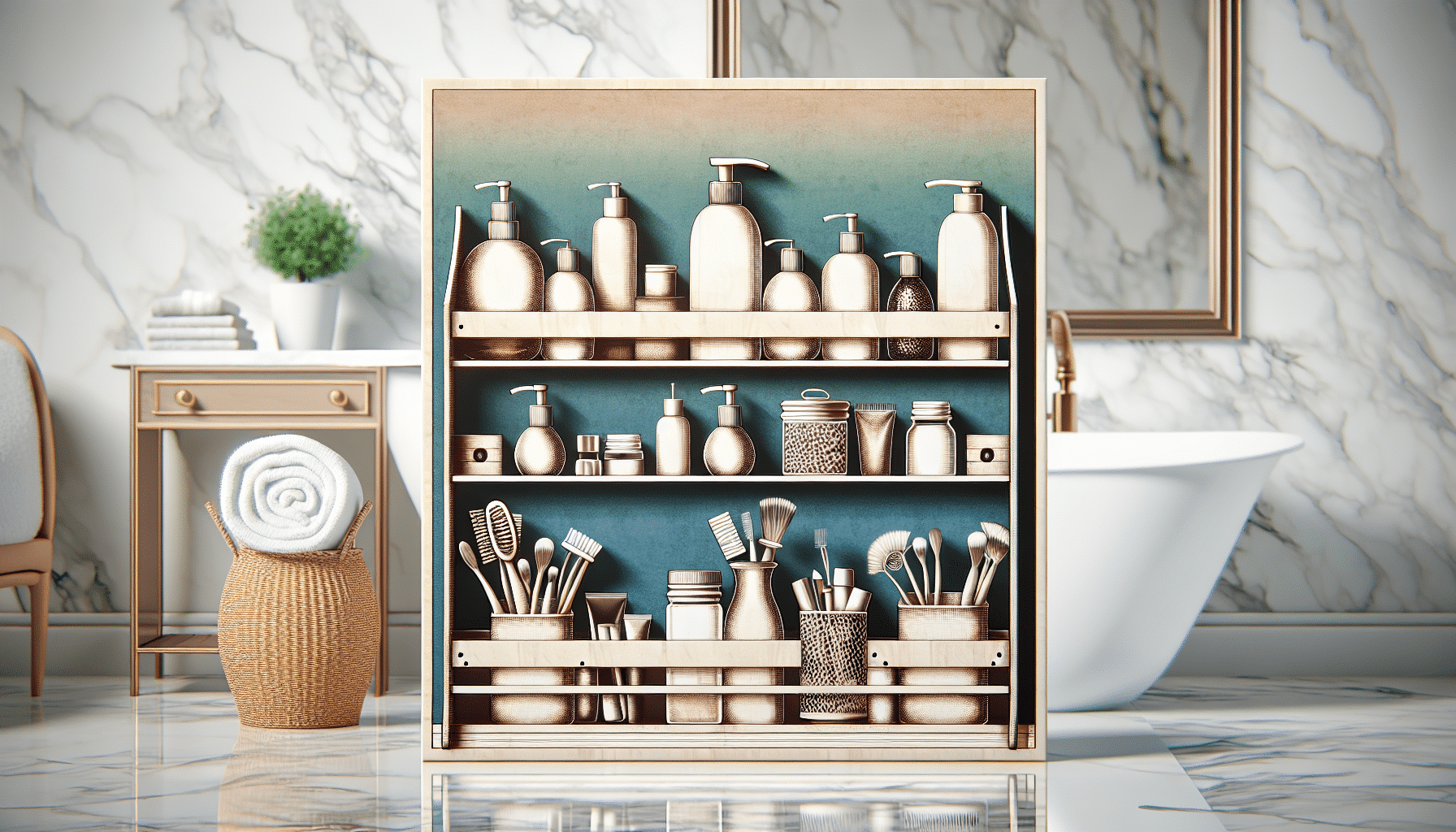 Crea y Personaliza: Cómo Hacer un Organizador de Baño de Dos Pisos