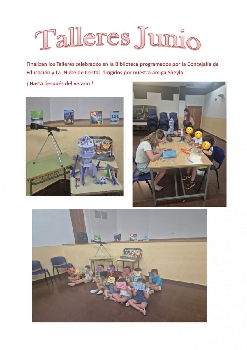 Talleres del Mes de Junio