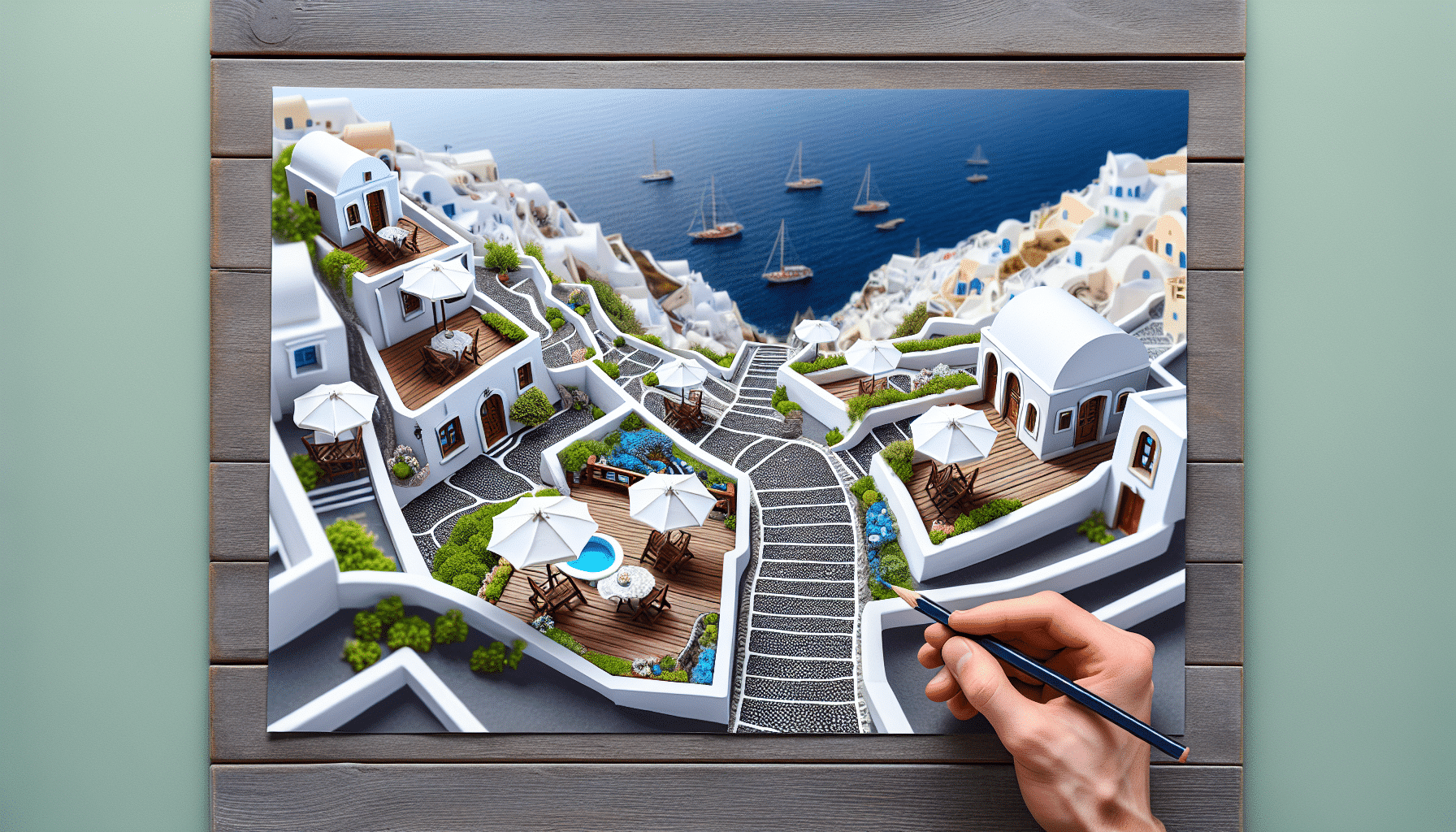 Convertimos Nuestro Patio en un Encantador Mini Santorini