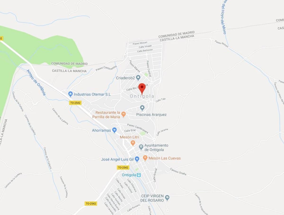 Un empleado sufre quemaduras en un incidente con un cuadro eléctrico en Ontígola.