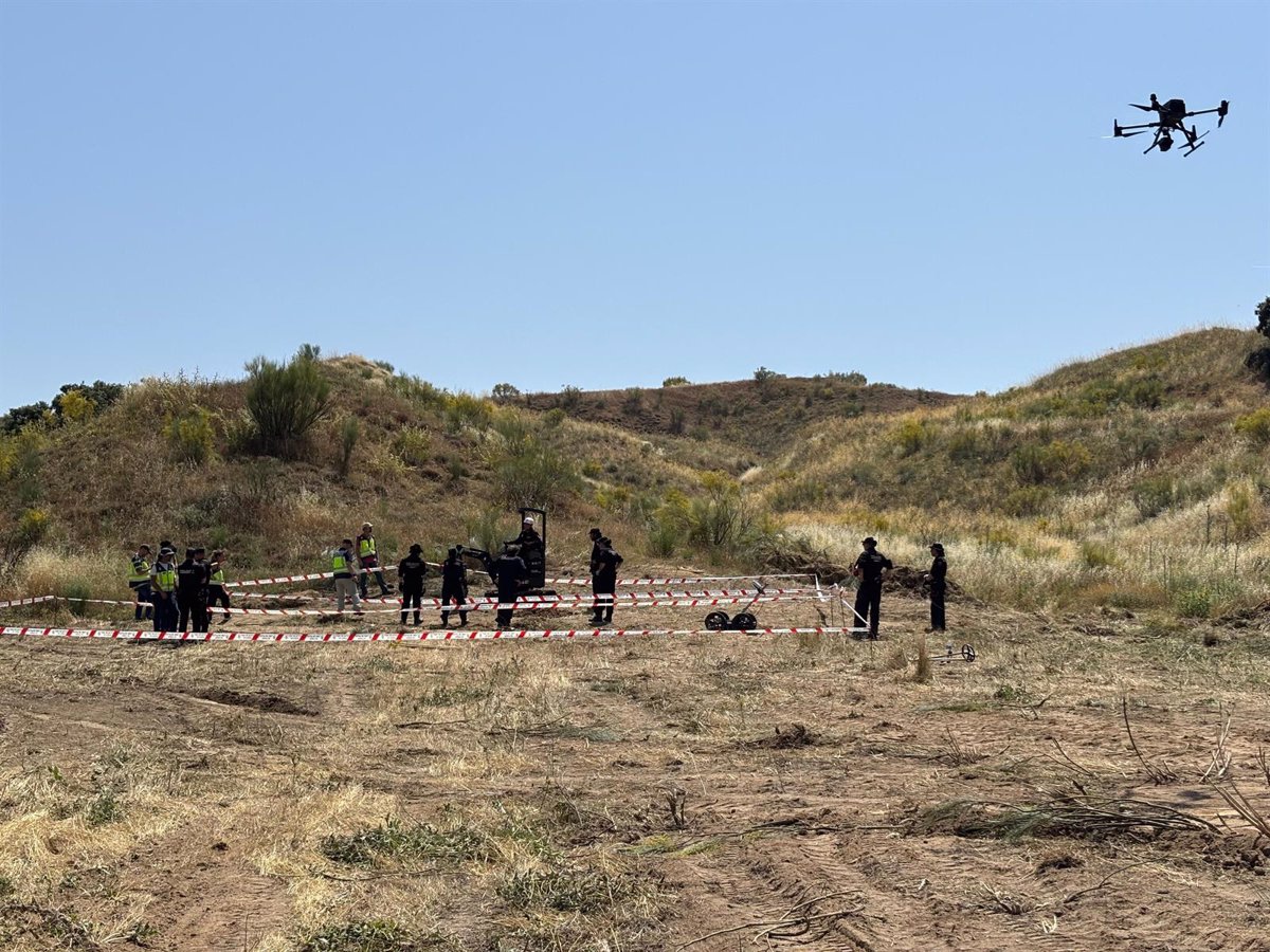 Título reescrito: «La policía reanuda la búsqueda de los restos de la víctima del ‘Rey del Cachopo’ en Carranque, Toledo»