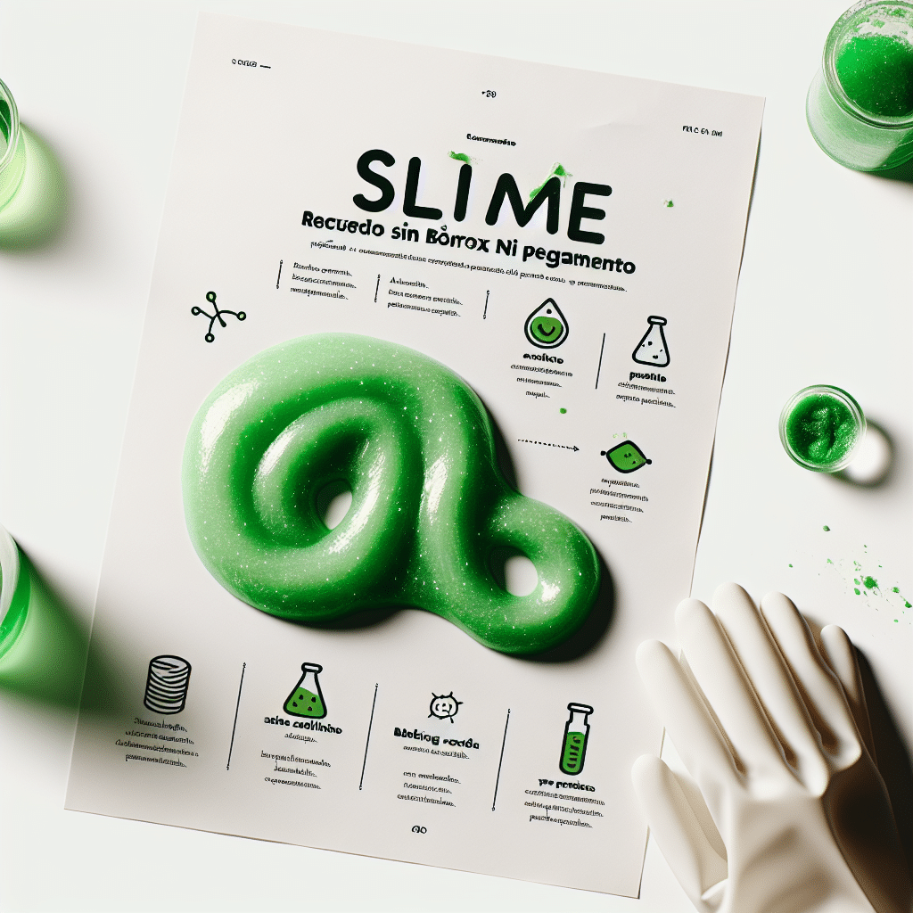 Slime Seguro y Sencillo: Receta Sin Bórax ni Pegamento