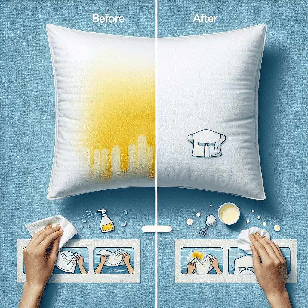Transforma tus Almohadas: Elimina Manchas Amarillas con Este Método Infalible