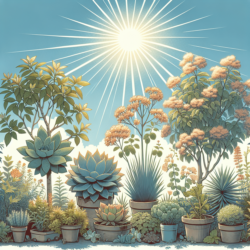 6 Plantas de Exterior Ideales para el Sol y de Bajo Riego