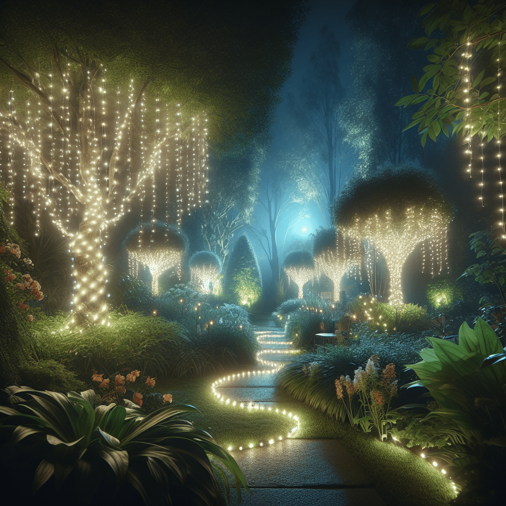 Ilumina Tu Jardín: Magia Nocturna con Guirnaldas LED para Exteriores