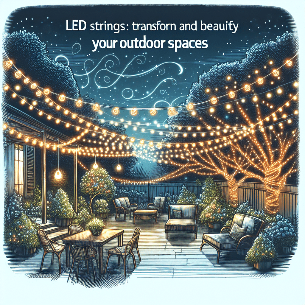 Cuerdas LED: Transforma y Embellece tus Espacios al Aire Libre