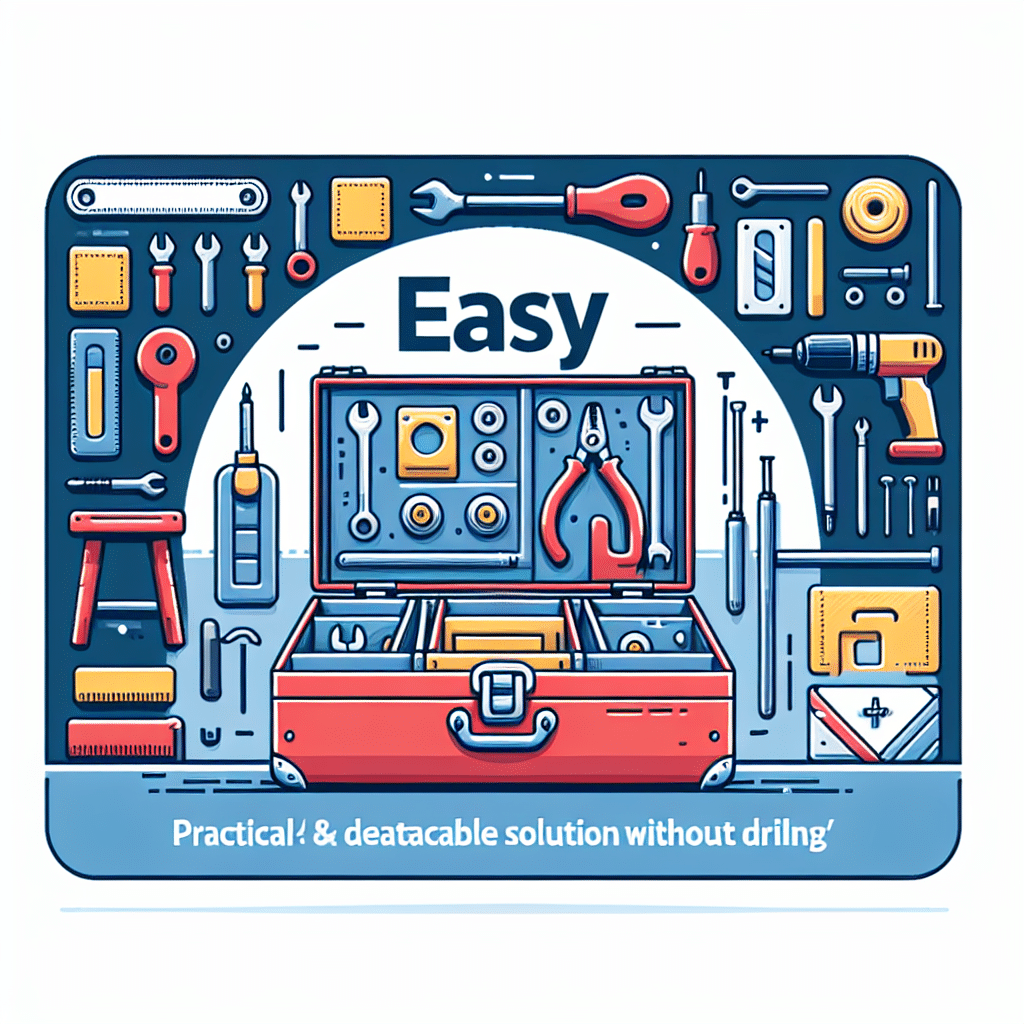 Montaje Fácil: Solución Desmontable y Práctica Sin Taladros