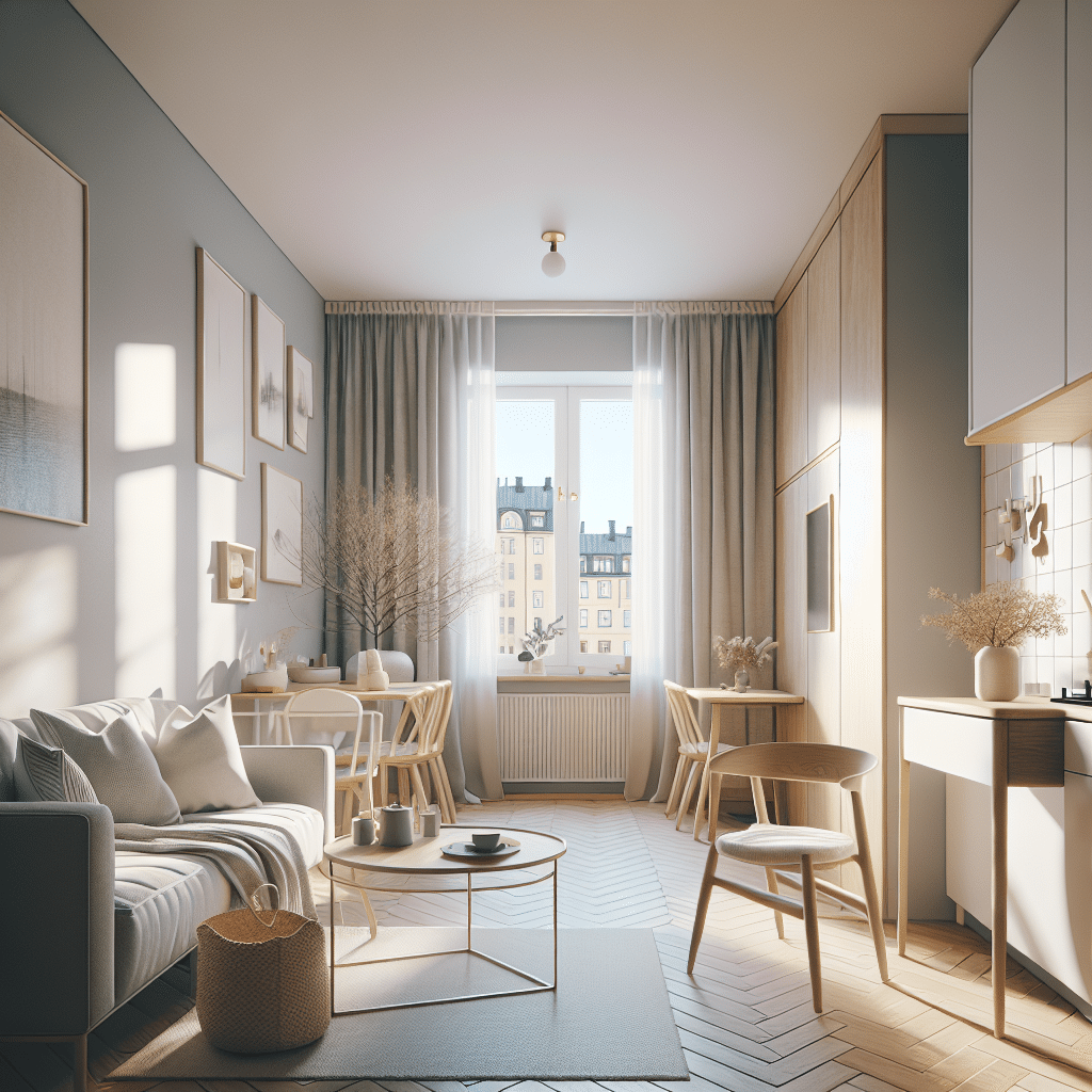 Aprovecha al Máximo 34 m²: Inspírate con este Acogedor Piso Sueco
