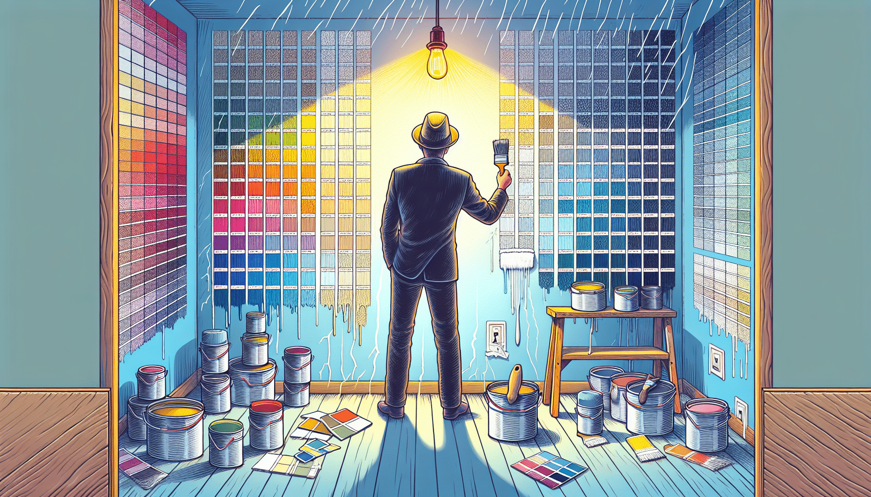 Elige el Color Perfecto: La Clave de Probar Muestras en Tu Pared