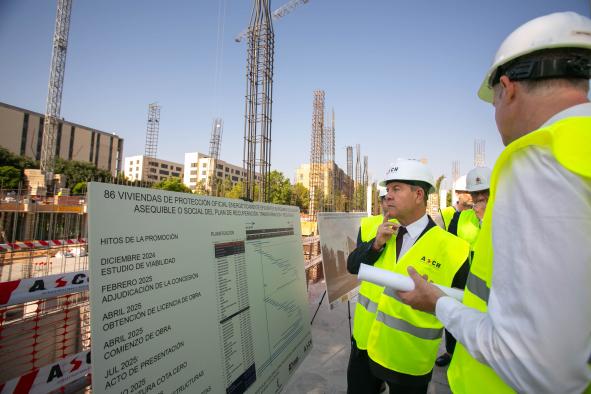 El Gobierno de García-Page impulsa la construcción de 526 nuevas viviendas en el barrio de Santa María de Benquerencia para enriquecer la oferta de viviendas.